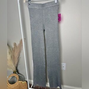 NWT Forever 21 - Gray Ribbed Knit Women’s Lounge Pants